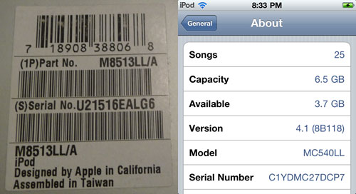 Find the model number of your iPhone, iPad, or iPod touch - Apple Support